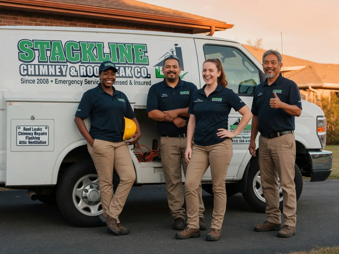 Chimney flashing repair company in Parkersburg, IA